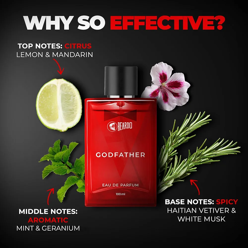 BEARDO Godfather Perfume For Men, 100Ml